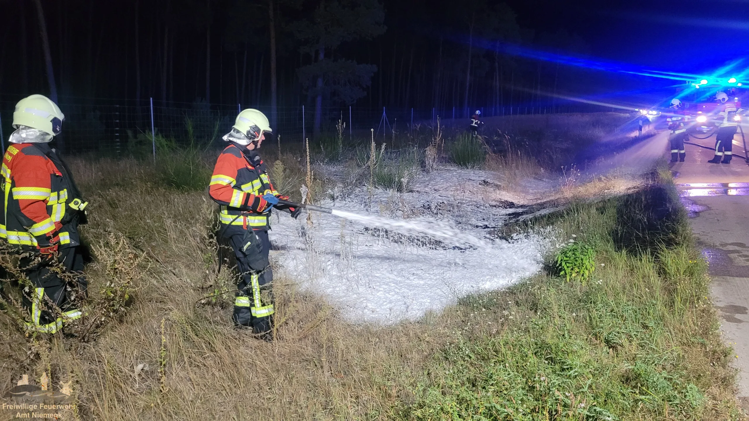 31.08.2024 – Brand Fläche – BAB9 AS Klein Marzehns – AS Köselitz