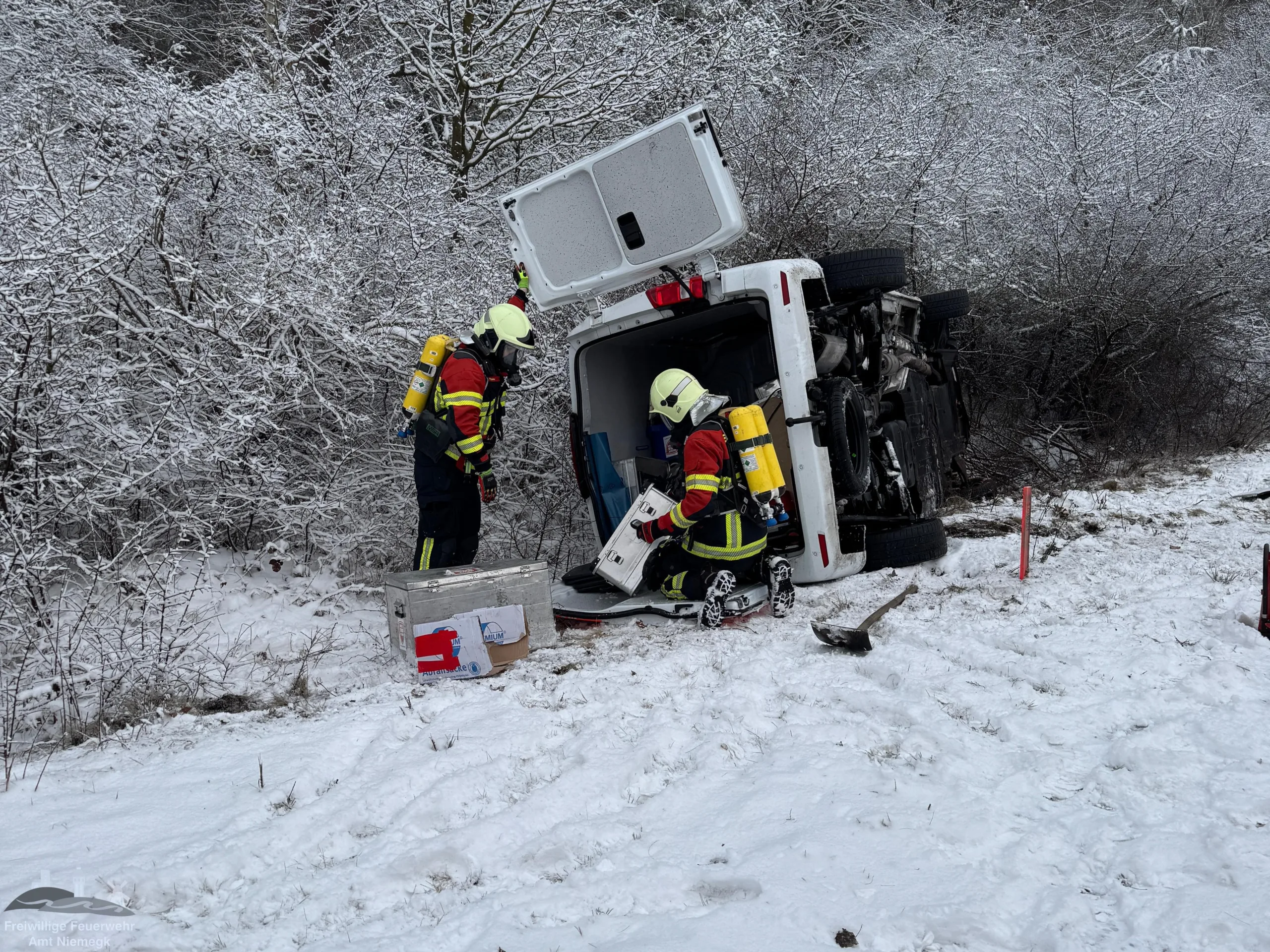 14.02.2025 – Hilfeleistung Verkehrsunfall Klemm – BAB9 AS Klein Marzehns – AS Niemegk